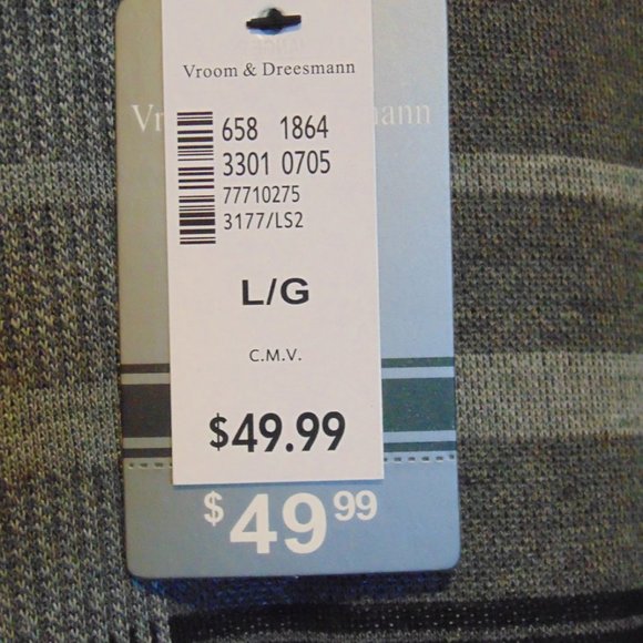 NEW Vroom and Dreesman Mens Pullover - Size L - Picture 3 of 3